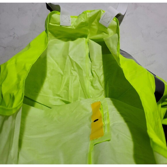 Nasco Electric Arc Resistant HiVis Bib 1001TFY202 ANSI 107 Level 2 Class E Flame - Picture 11 of 12
